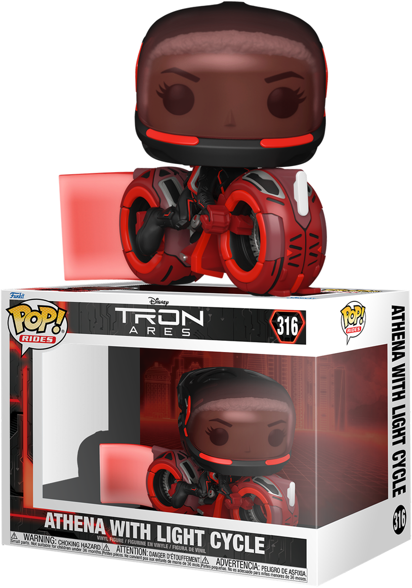 TRON: Ares - Athena with Light Cycle Pop! Ride