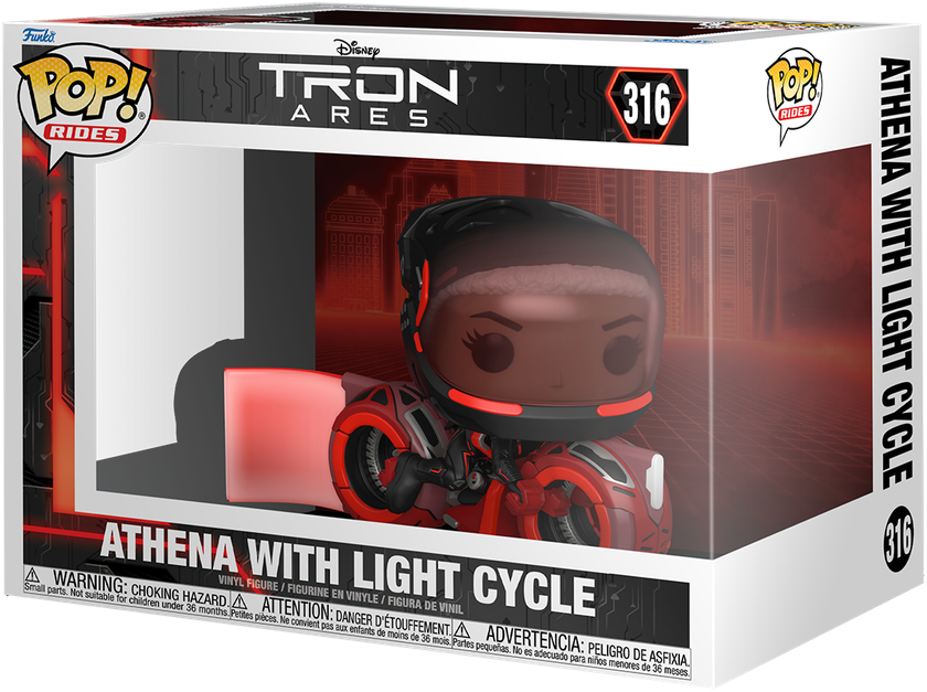 TRON: Ares - Athena with Light Cycle Pop! Ride