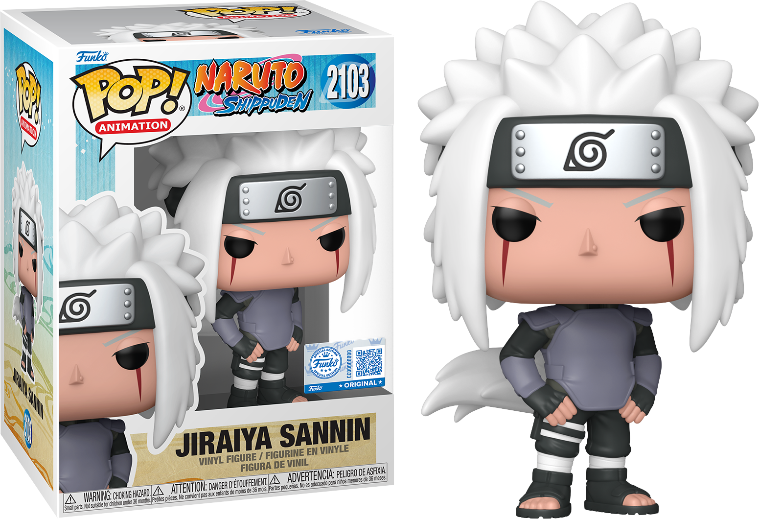Naruto - Jiraiya (Sannin) US Exclusive Pop! Vinyl [RS]