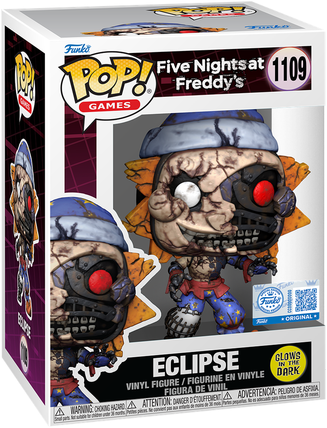 Five Nights at Freddy's: Security Breach - Eclipse US Exclusive Glow Pop! Vinyl [RS]