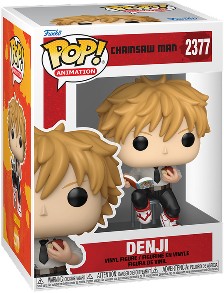 Chainsaw Man – Denji Reading Pop! Vinyl