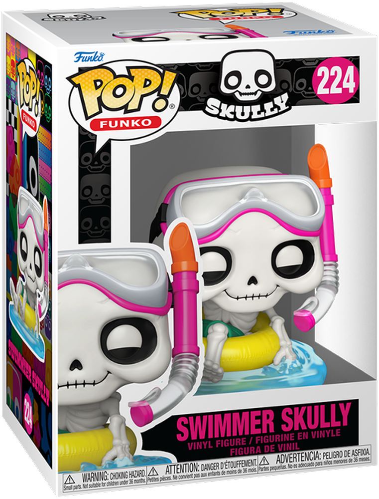 Skeleton Summer – Swimmer Skully Pop! Vinyl