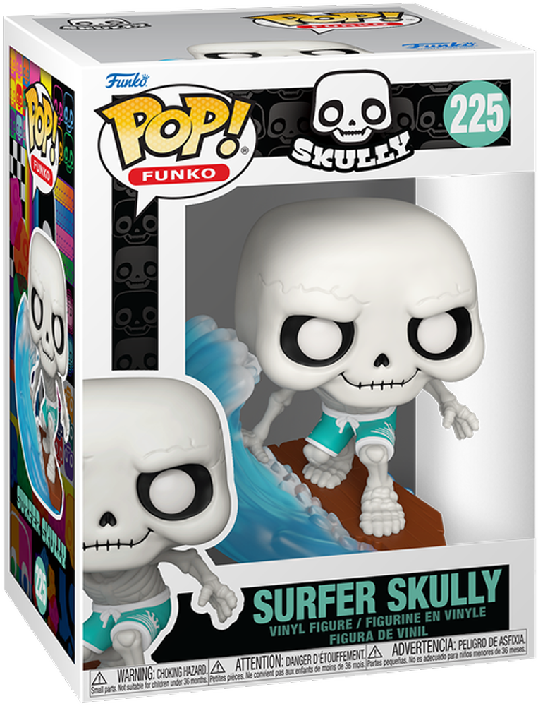Skeleton Summer – Surfer Skully Pop! Vinyl
