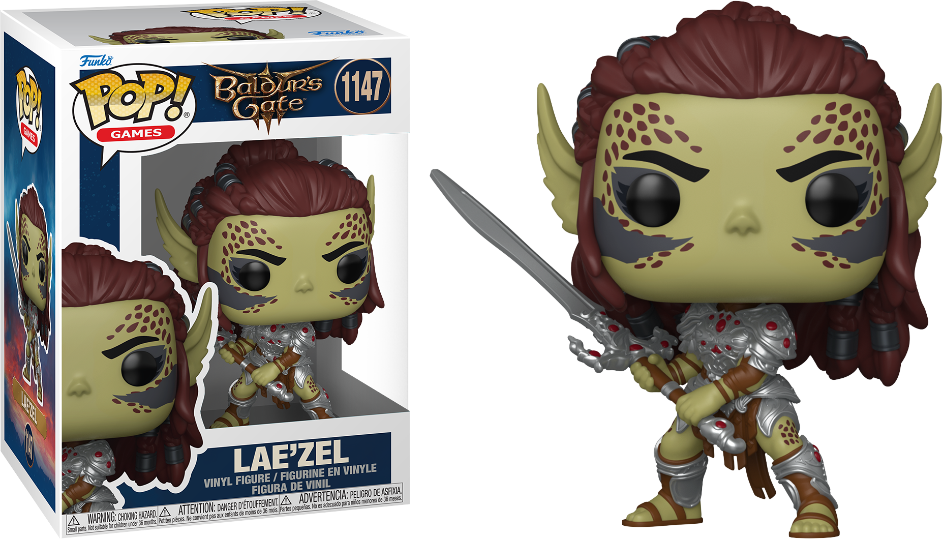 Baldur's Gate 3 - Lae'zel (with Sword) Pop! Vinyl