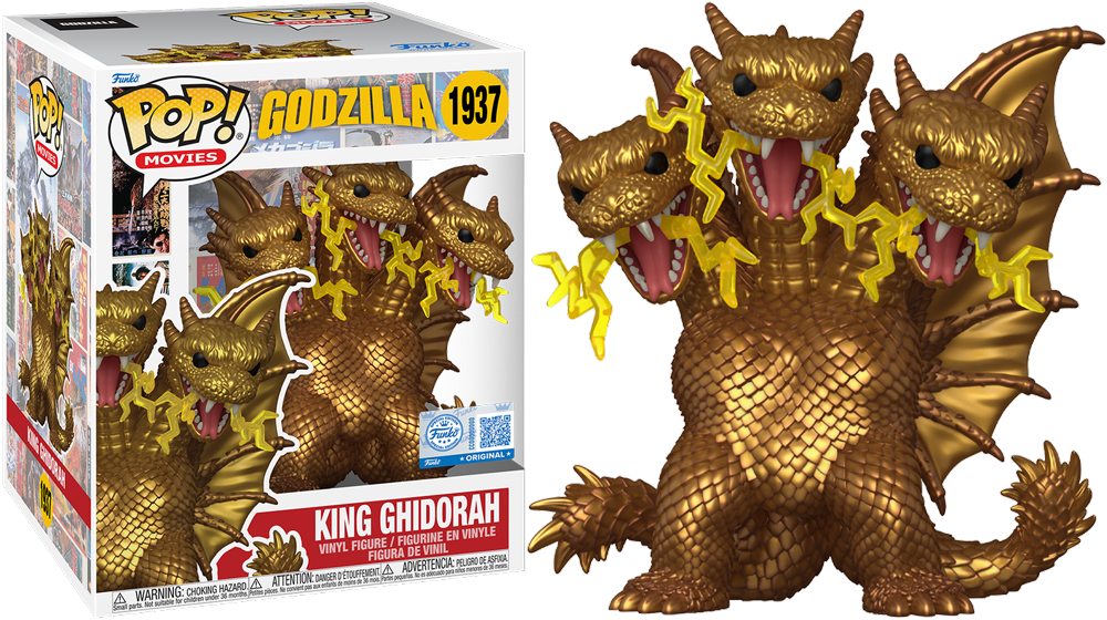 Godzilla - Ghidora (Electric) US Exclusive 6" Pop! Vinyl [RS]