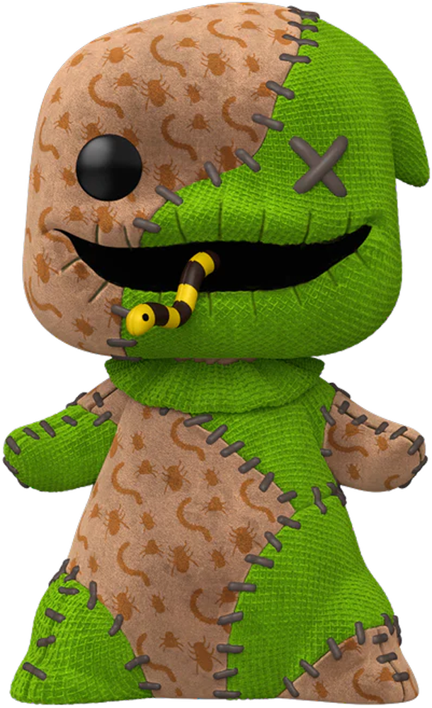 The Nightmare Before Christmas - Oogie Boogie Patchwork US Exclusive Flocked Pop! Vinyl [RS]