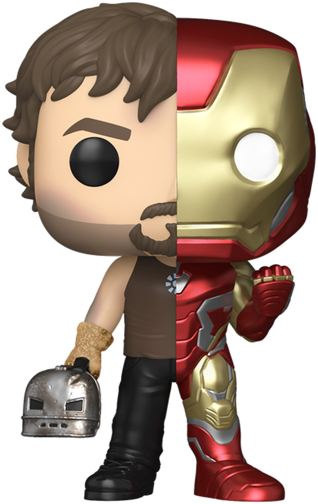 Marvel: Split - Tony Stark/Iron Man Pop! Vinyl [RS]