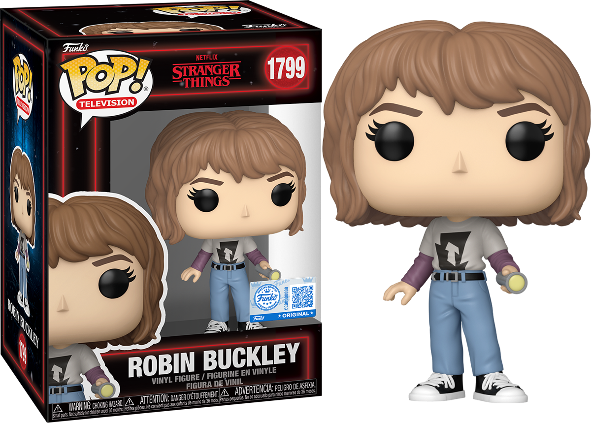 Stranger Things - Robin Buckley (with Flashlight) US Exclusive Pop! [RS]