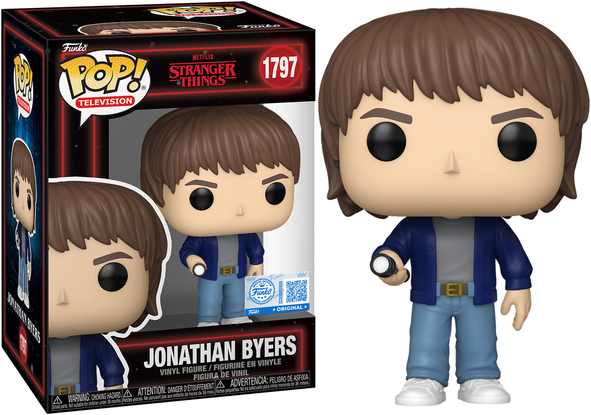 Stranger Things - Jonathan Byers (with Torch) US Exclusive Pop! Vinyl [RS]