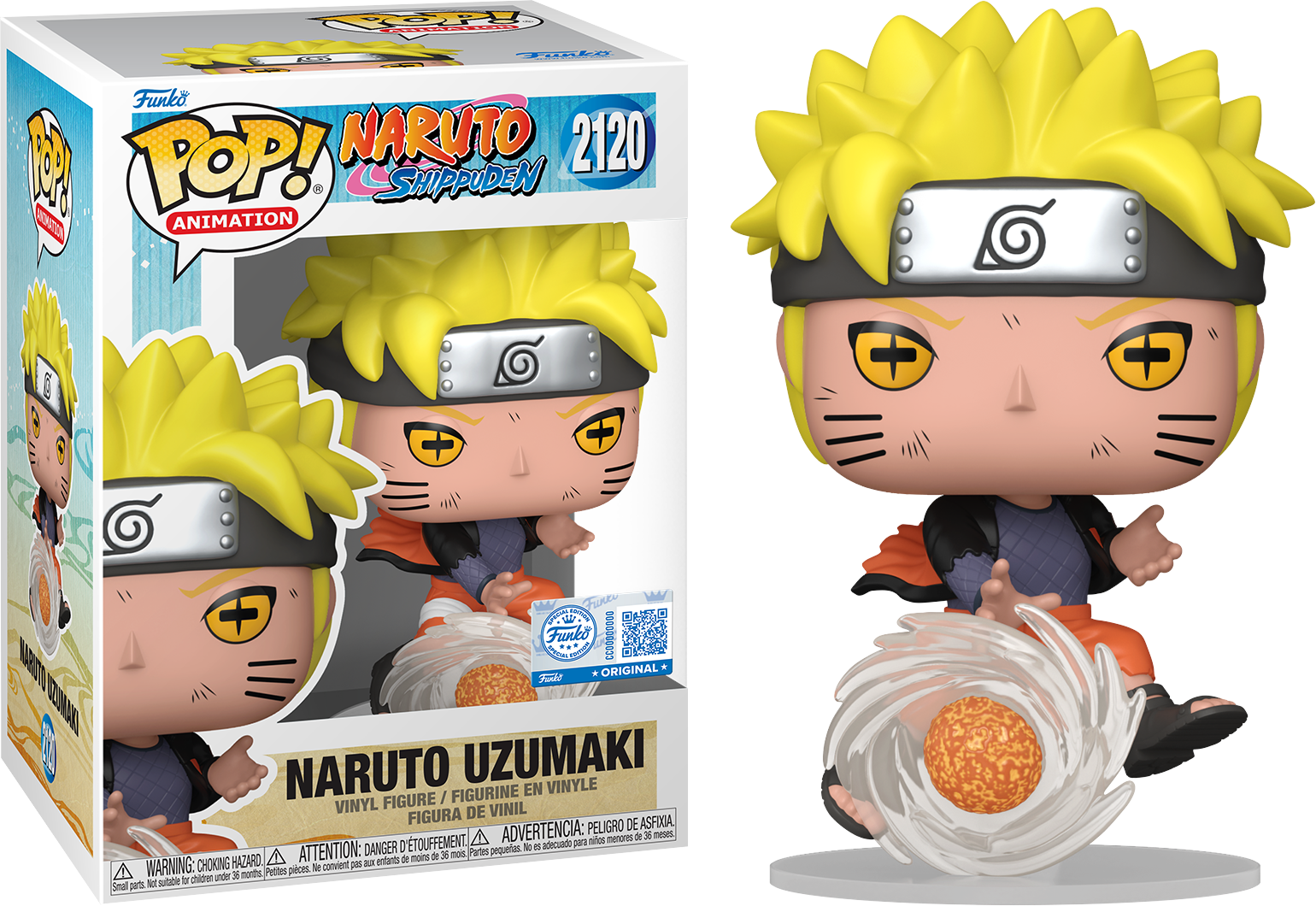 Naruto: Shippuden - Naruto (Lava Rasenshuriken) US Exclusive Pop! Vinyl [RS]