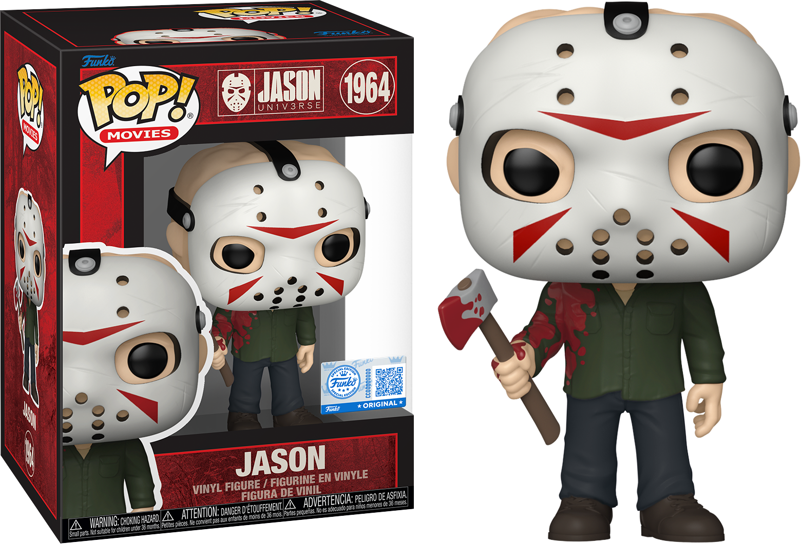 Friday the 13th - Jason with Axe US Exclusive Pop! Vinyl [RS]