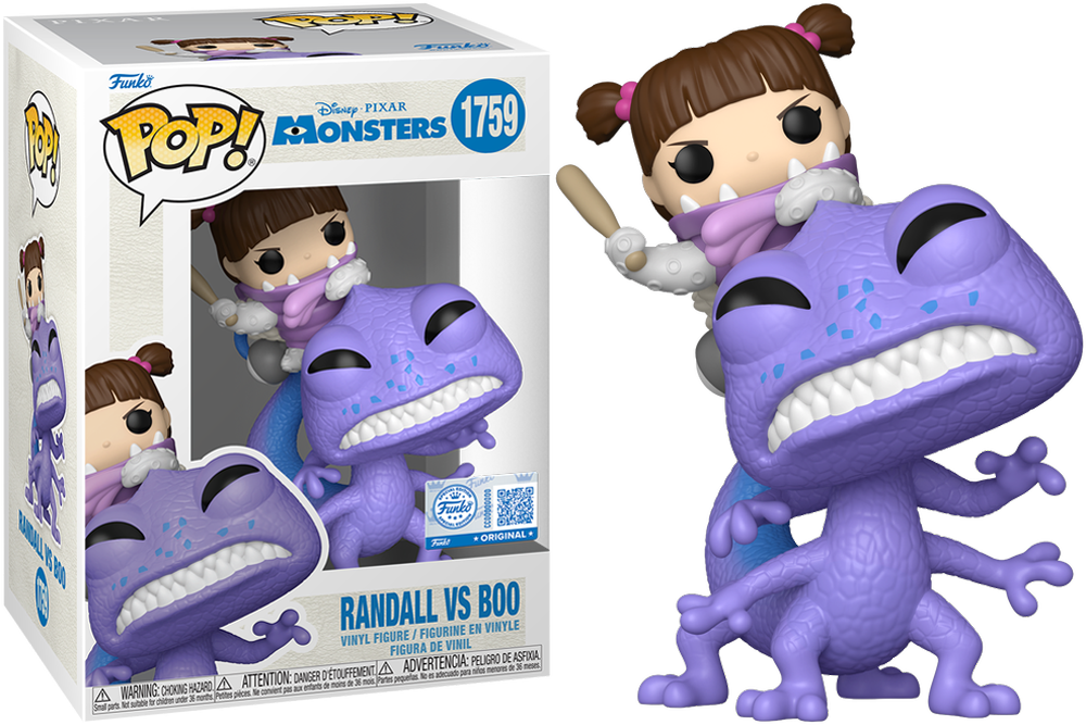 Monsters Inc. – Randall Vs Boo (with chase) US Exclusive Pop! Vinyl [RS]