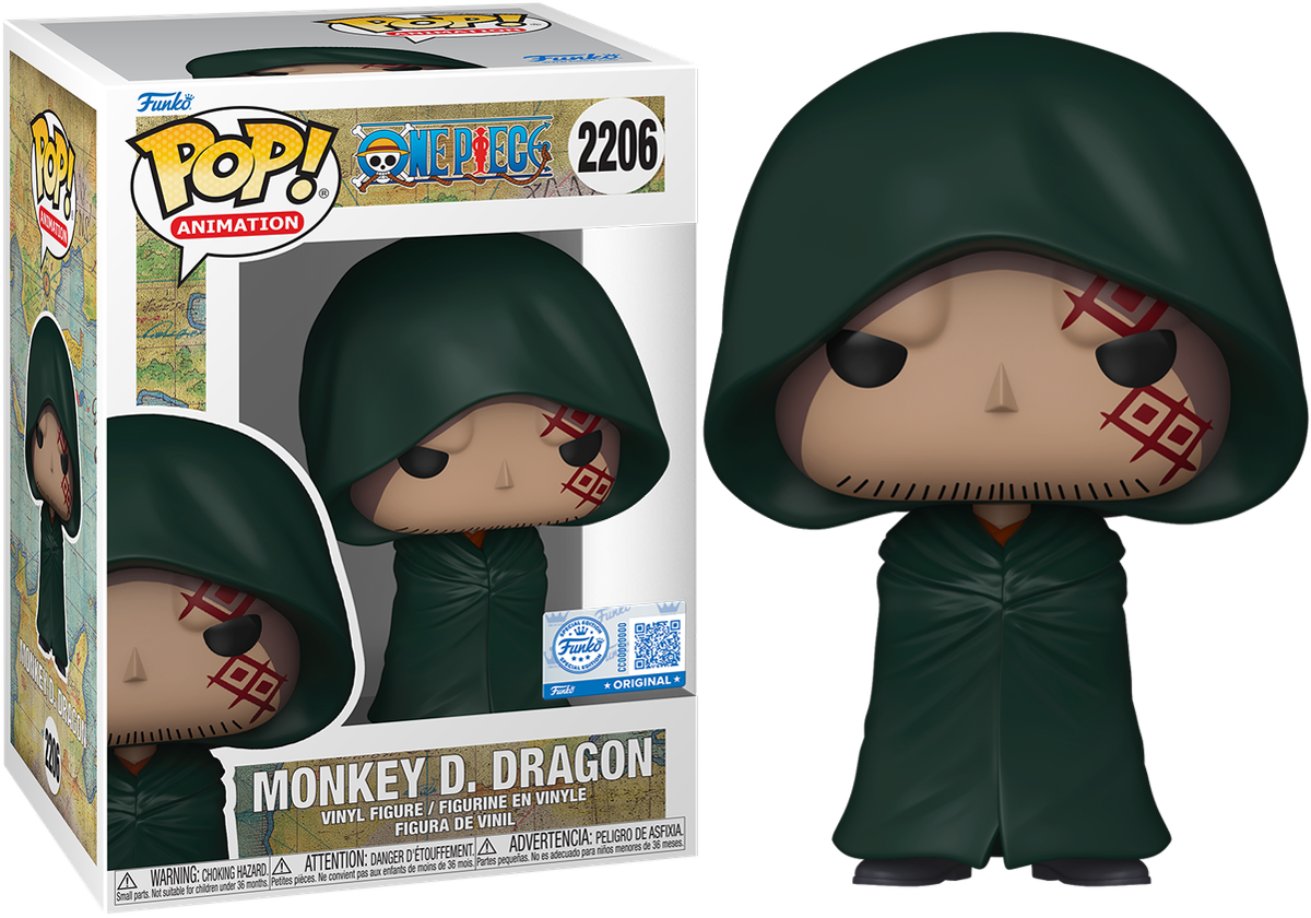 One Piece - Monkey D. Dragon (with chase) US Exclusive Pop! Vinyl [RS]