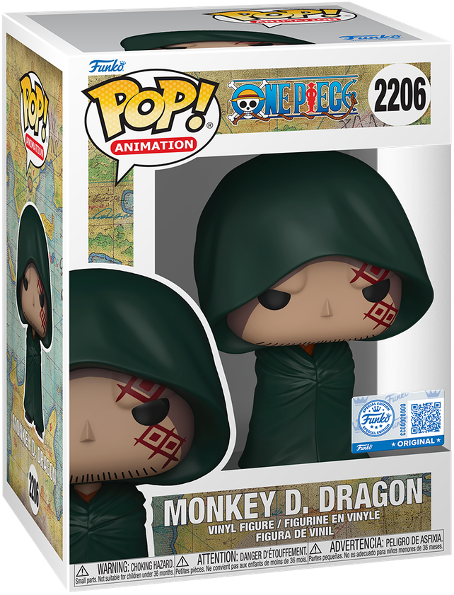 One Piece - Monkey D. Dragon (with chase) US Exclusive Pop! Vinyl [RS]