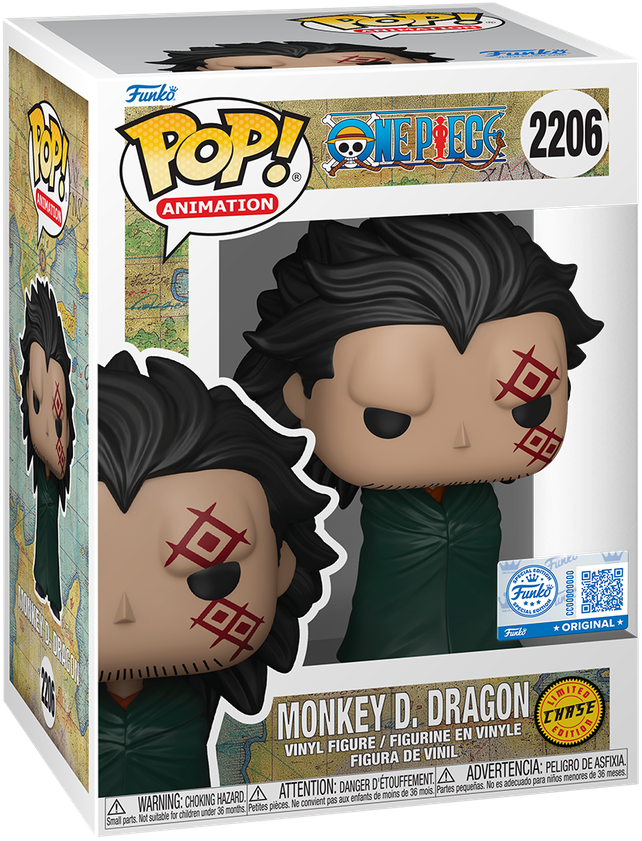 One Piece - Monkey D. Dragon (with chase) US Exclusive Pop! Vinyl [RS]