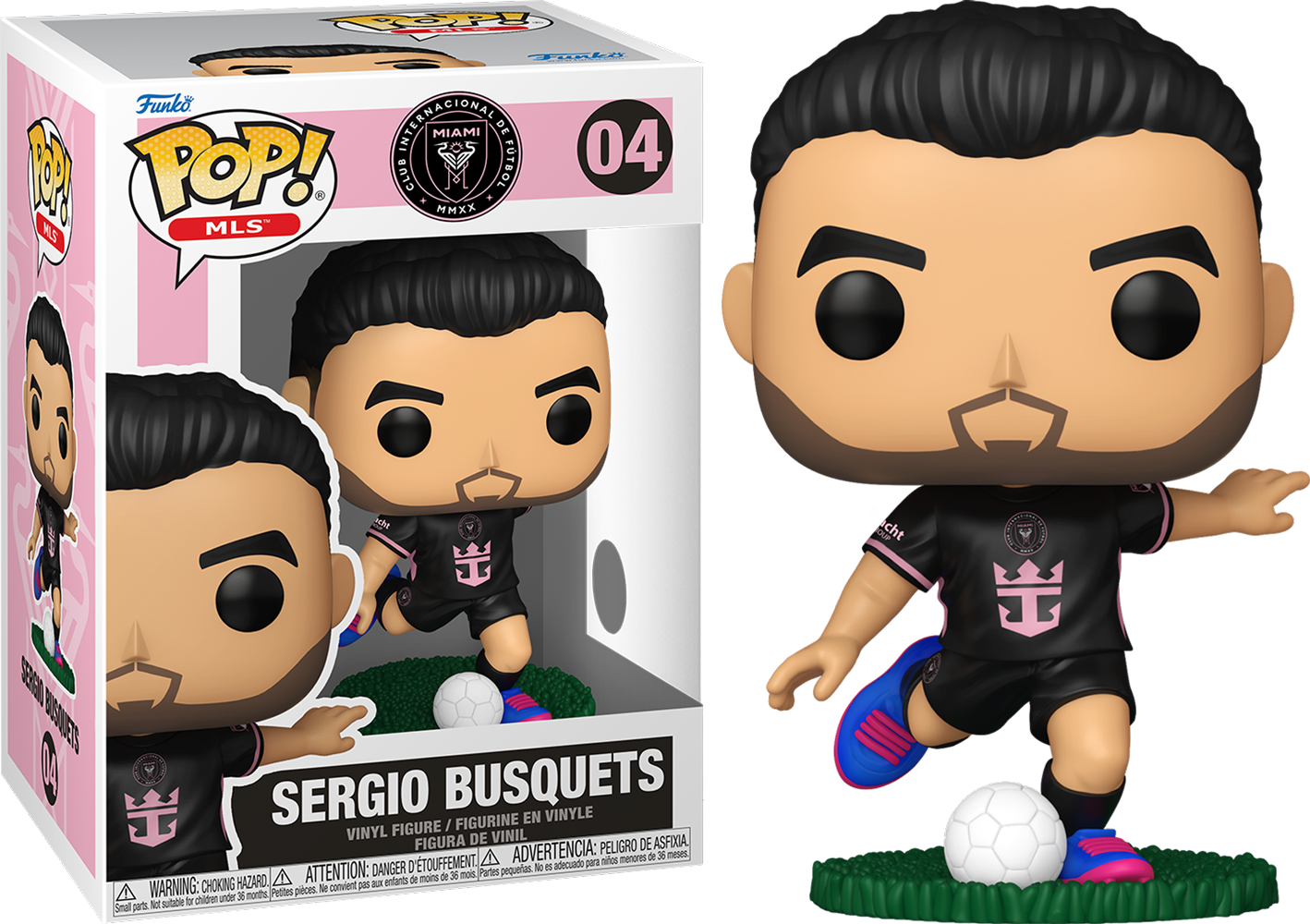 MLS: Inter Miami - Sergio Busquets (Visitante) Vinilo Pop!