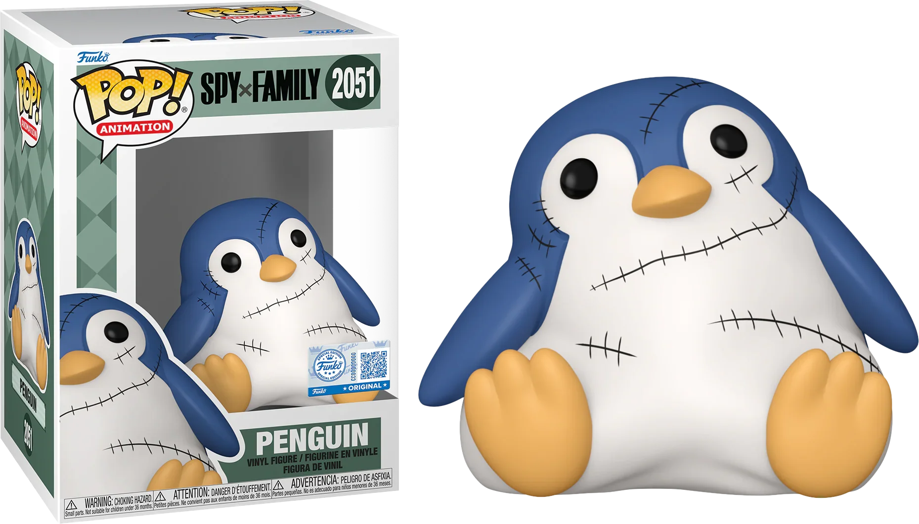 Spy x Family - Penguin (with Stitches) US Exclusive Pop! Vinyl [RS]