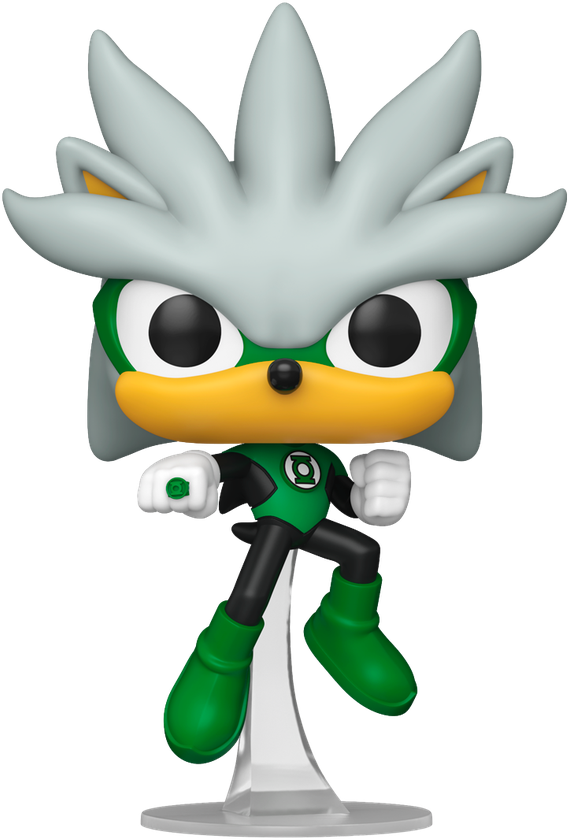 Justice League X Sonic the Hedgehog - Silver as Green Lantern Pop! Vinyl
