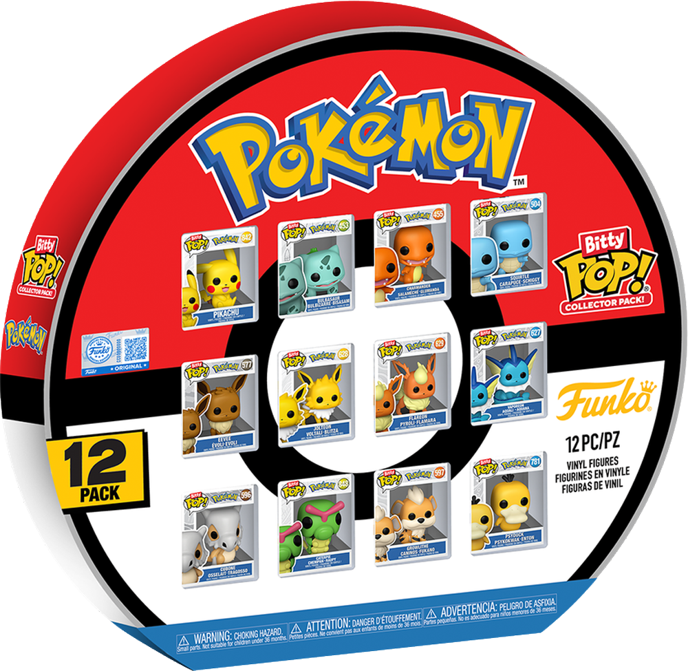 Pokemon - Pokeball Bitty Pop! 12-Pack