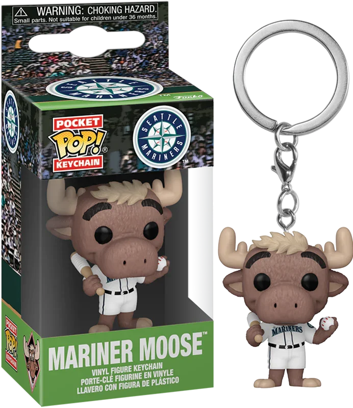 MLB: Mascots - Seattle Mariner Moose Pop! Vinyl Keychain