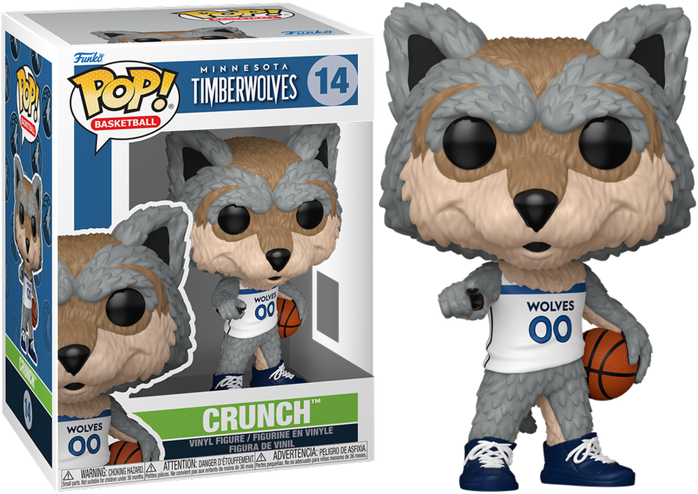 NBA: Mascots - Minnesota Crunch the Wolf Pop! Vinyl
