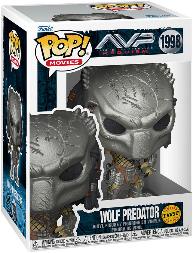 Alien Vs Predator: Requiem - Wolf Predator (with chase) Pop! Vinyl