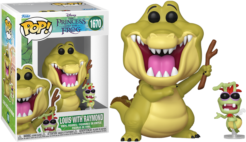 The Princess and The Frog - Louis with Raymond Pop! Vinyl