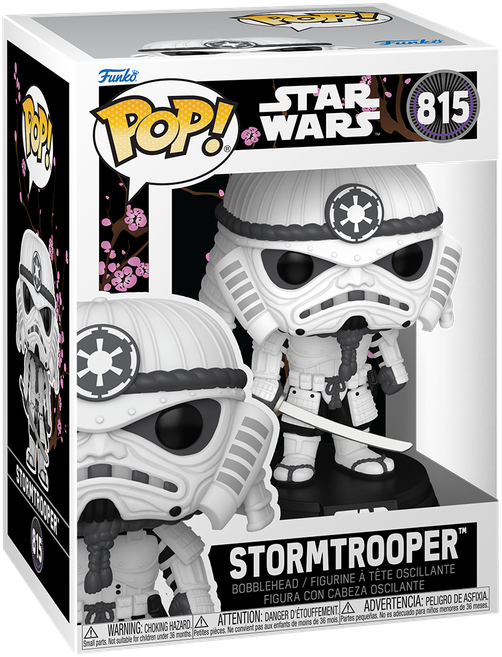 Star Wars: Impresiones - Figura Pop! de vinilo de Stormtrooper samurái