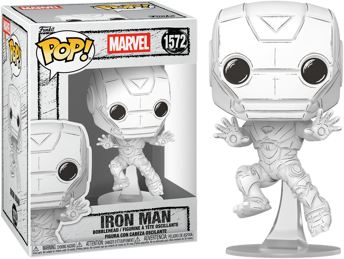 Marvel: Sketched - Iron Man Pop! Vinyl