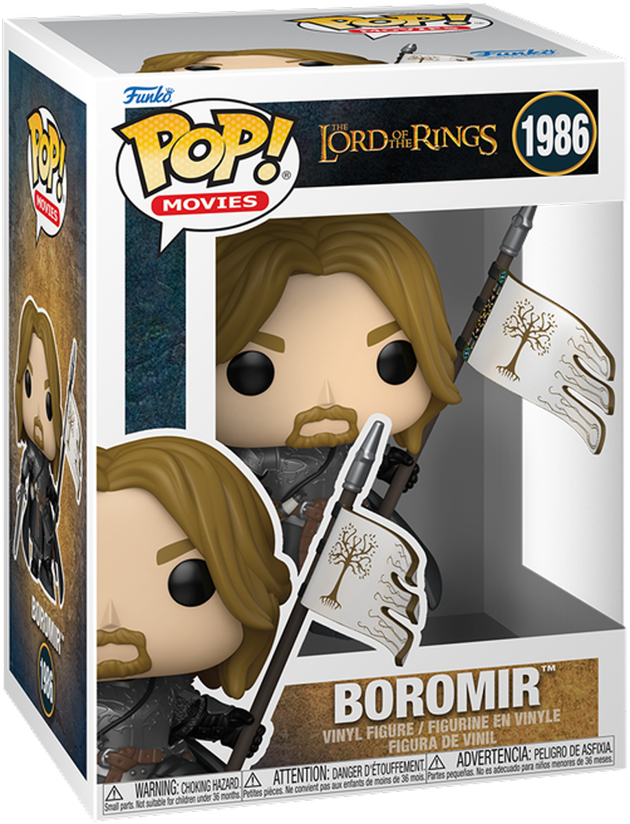 The Lord of the Rings - Boromir with Gondor Flag Pop! Vinyl
