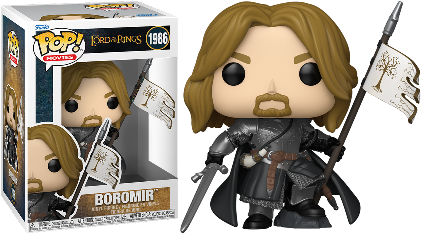 The Lord of the Rings - Boromir with Gondor Flag Pop! Vinyl