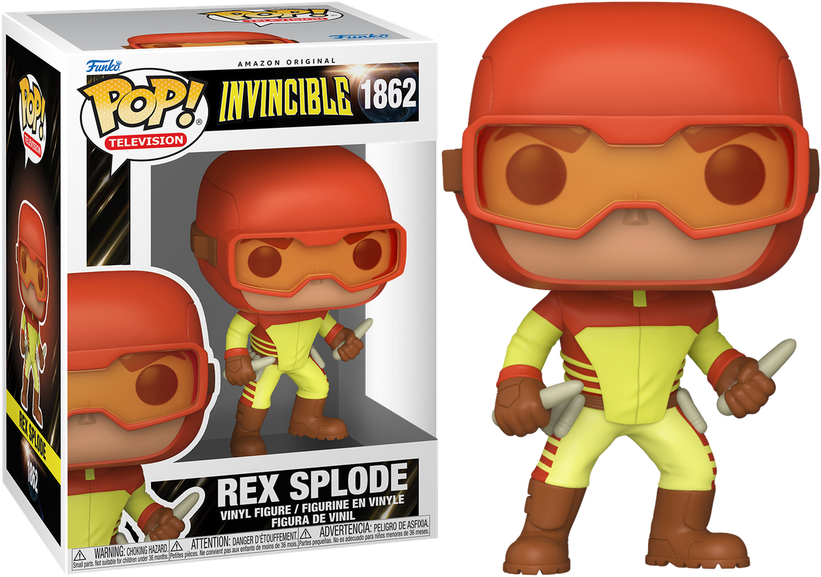 Invincible - Rex Splode Pop! Vinyl - Chase Bundle