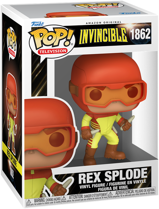 Invencible - Rex Splode Pop! Vinilo - Paquete Chase