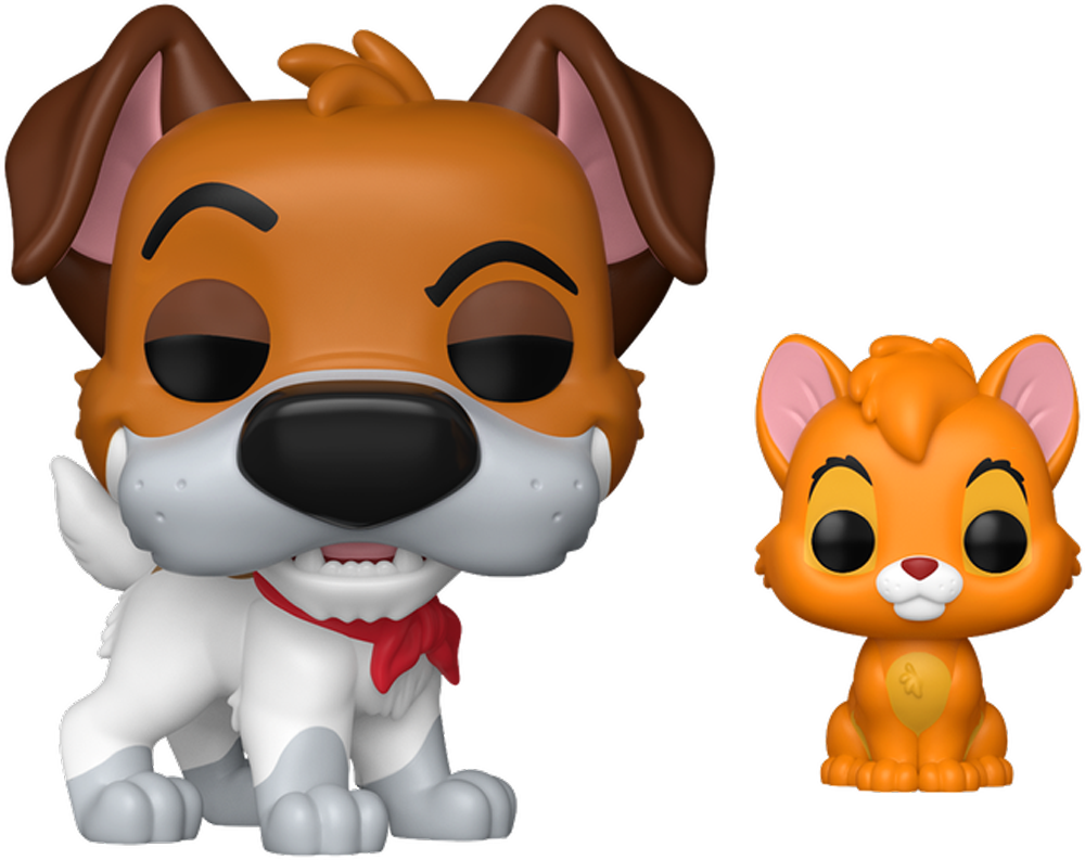 Oliver and Company (1988) - Dodger with Oliver (with Chase) Pop! Vinyl
