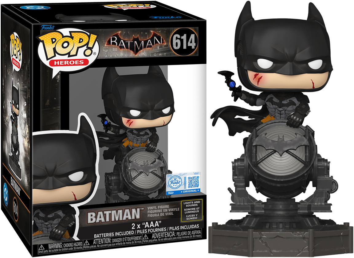 Batman: Arkham Knight - Figura POP! Premium de Batman iluminada