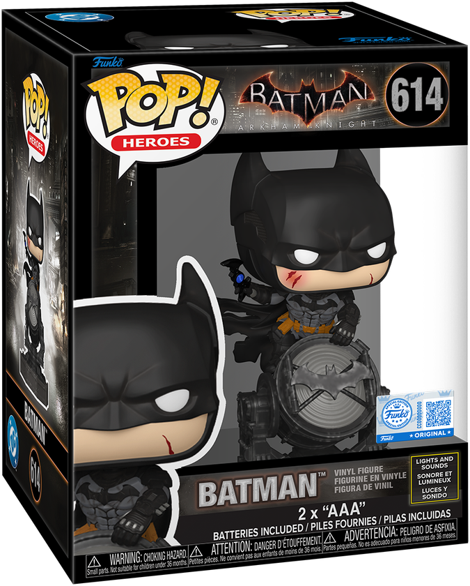 Batman: Arkham Knight - Figura POP! Premium de Batman iluminada