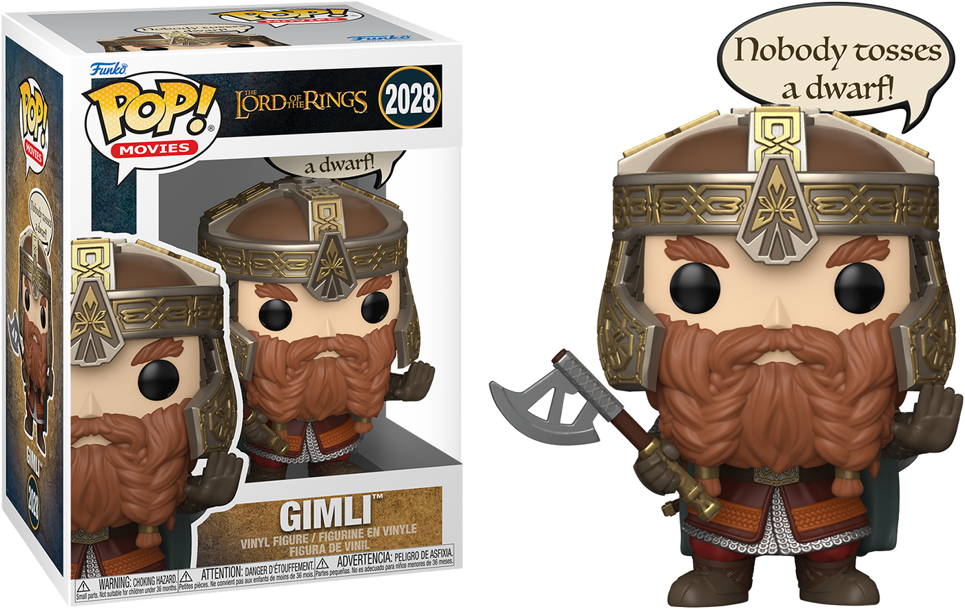 Lord of the Rings – Gimli Pop! Sayings