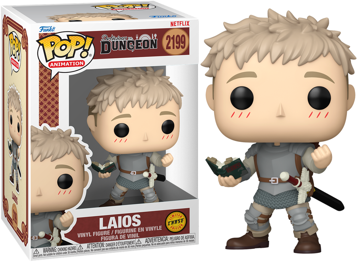 Delicious in Dungeon - Laios Pop! Vinyl - Chase Bundle