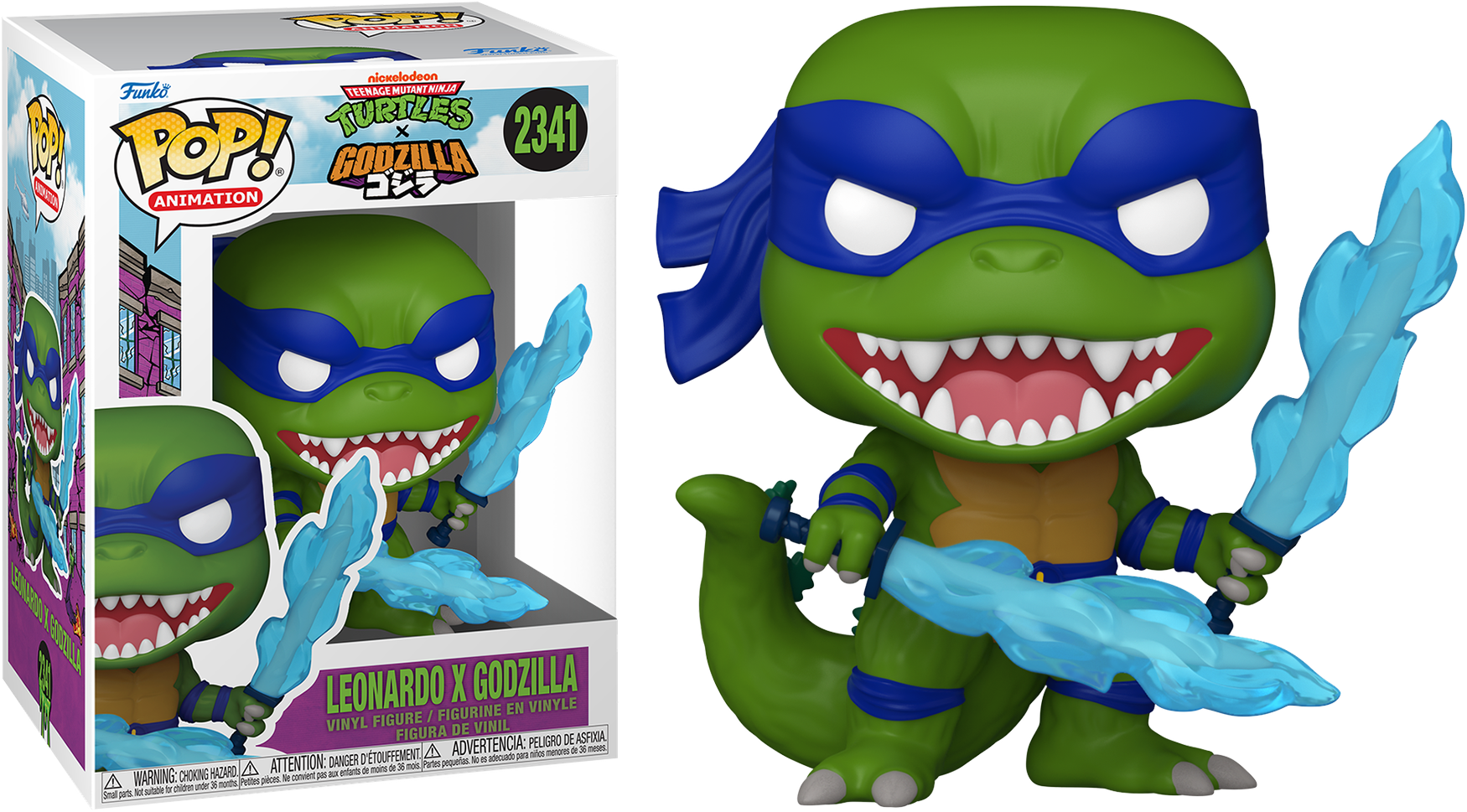 Teenage Mutant Ninja Turtles X Godzilla – Leonardo X Godzilla Pop! Vinyl