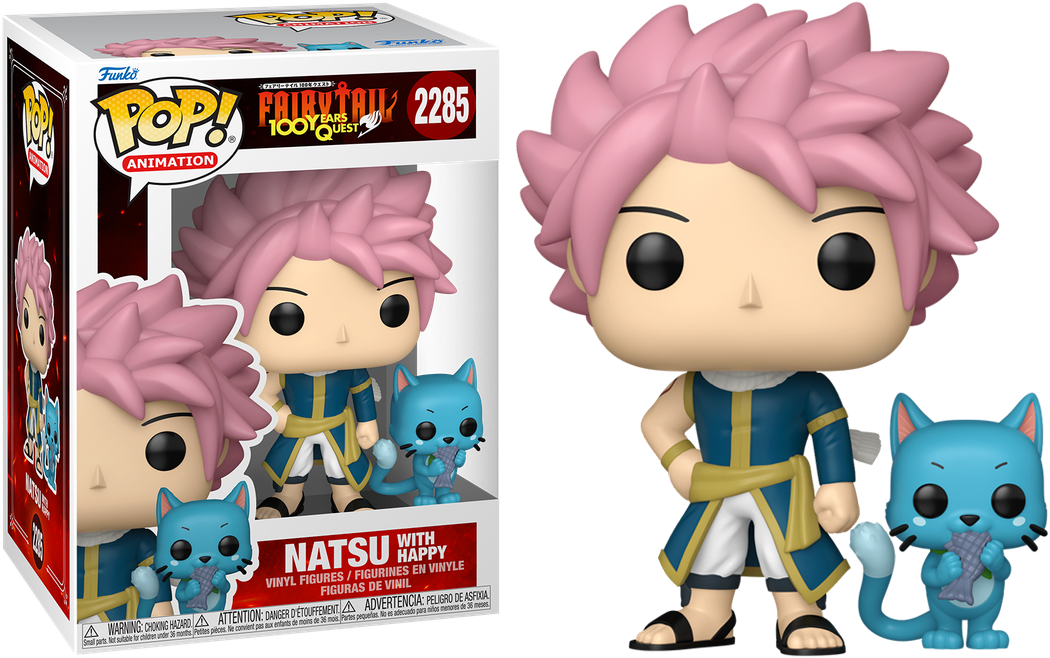 Fairy Tail: 100 Year Quest - Natsu & Happy Pop! Vinyl