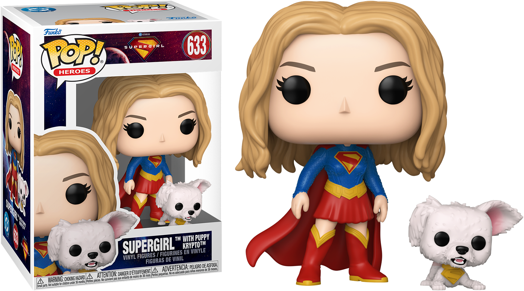 Supergirl (2026) – Supergirl with Puppy Krypto Pop! Vinyl