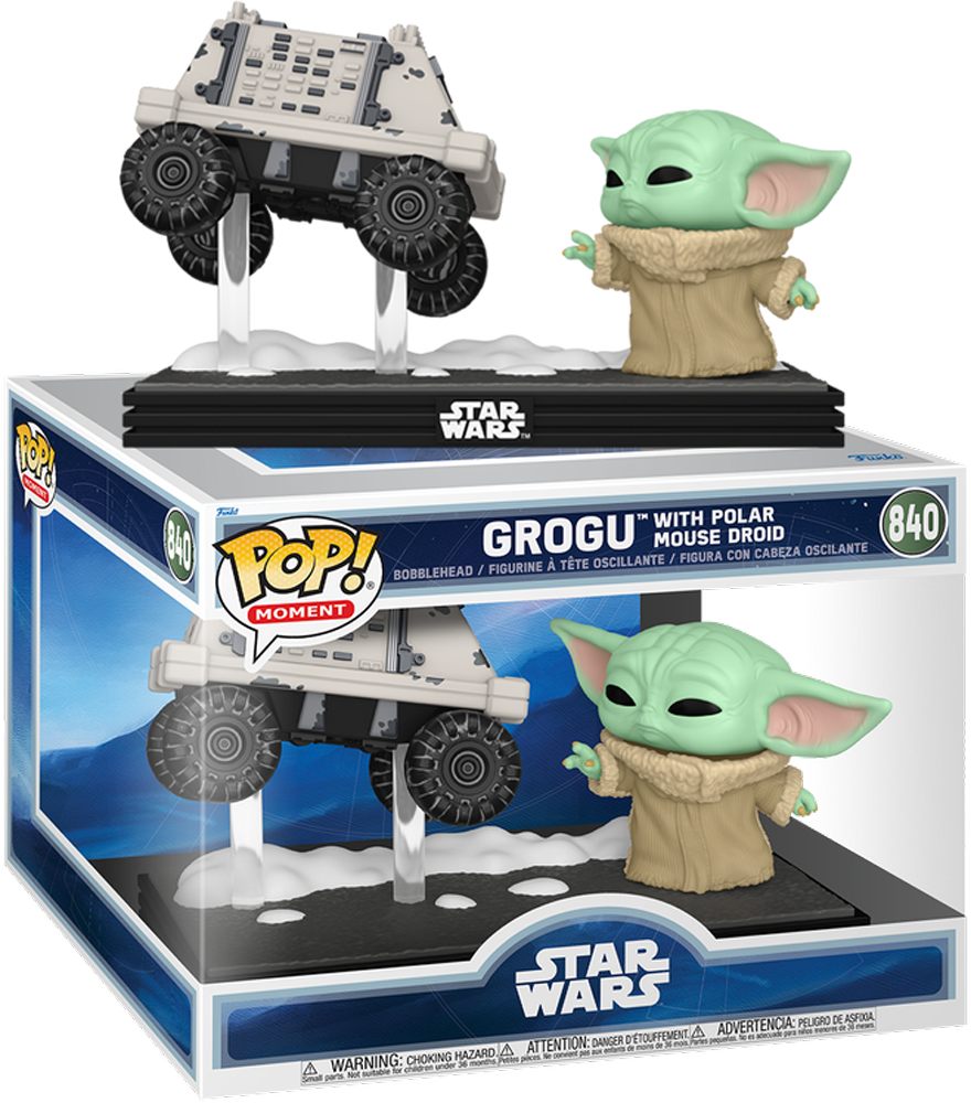 Star Wars: The Mandalorian & Grogu (2026) – Grogu with Polar Mouse Droid Pop! Vinyl Moment