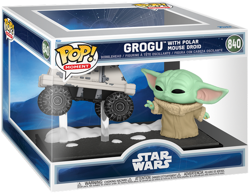 Star Wars: The Mandalorian & Grogu (2026) – Grogu with Polar Mouse Droid Pop! Vinyl Moment