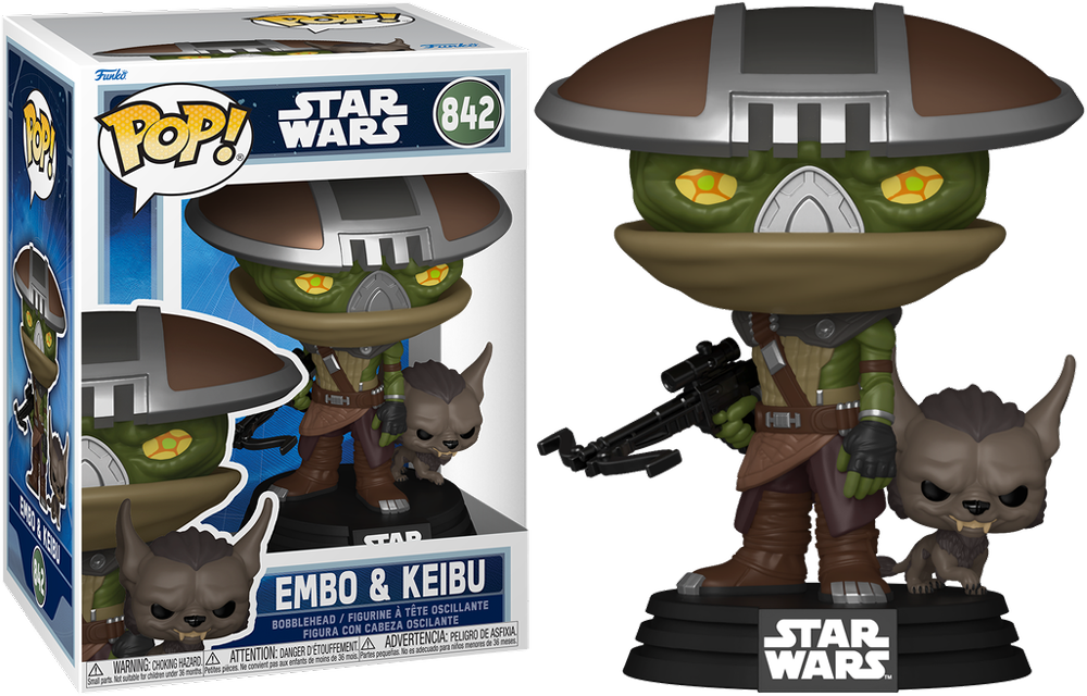 Star Wars: The Mandalorian & Grogu (2026) – Embo & Keibu Pop! Vinyl