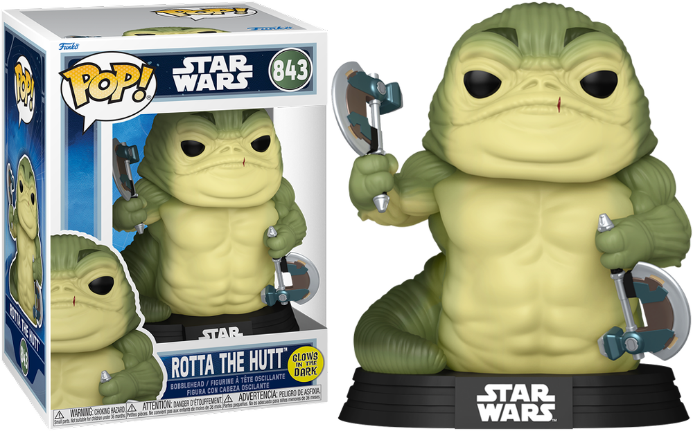 Star Wars: The Mandalorian & Grogu (2026) – Rotta the Hutt Glow Pop! Vinyl