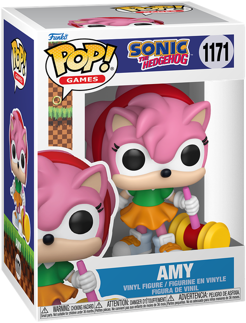 Sonic the Hedgehog - Amy with Piko Hammer Pop! Vinyl - Chase Bundle