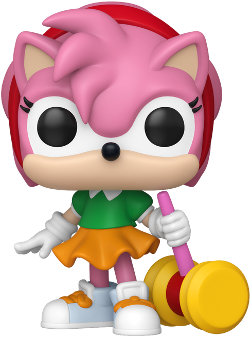 Sonic the Hedgehog - Amy with Piko Hammer Pop! Vinyl - Chase Bundle