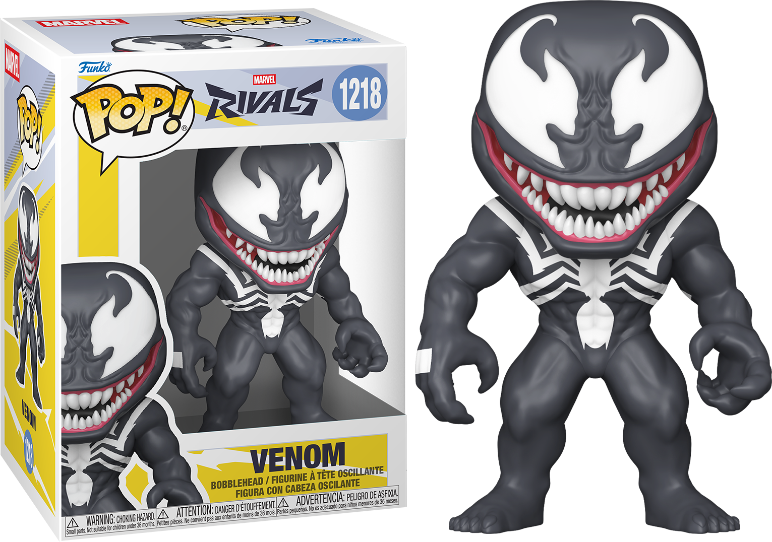 Marvel Rivals - Venom (Black Suit) (with chase) Pop! Vinyl