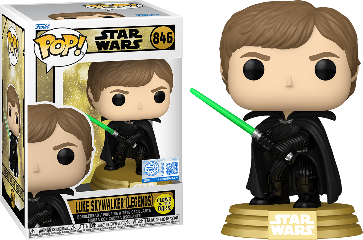 Star Wars: Legends – Luke Skywalker US Exclusive Glow Pop! Vinyl [RS]