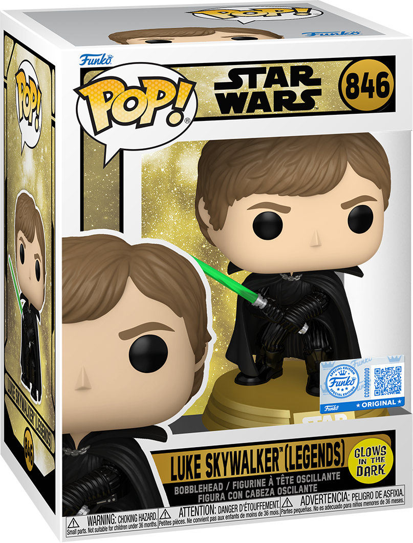 Star Wars: Legends – Luke Skywalker US Exclusive Glow Pop! Vinyl [RS]